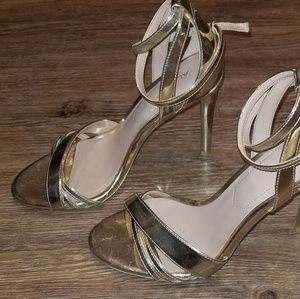 Gold heels